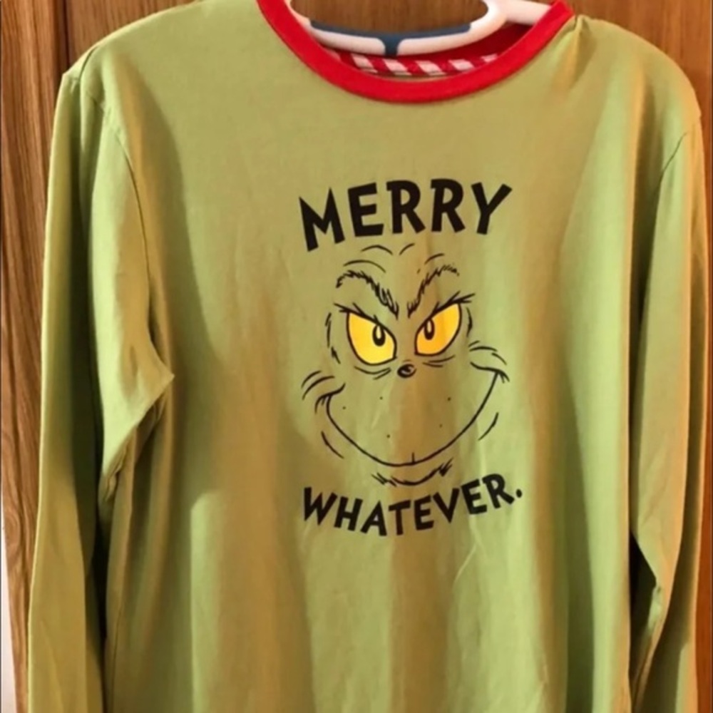 The Grinch Shirt Mens  Merry Whatever Size M 38-40‎